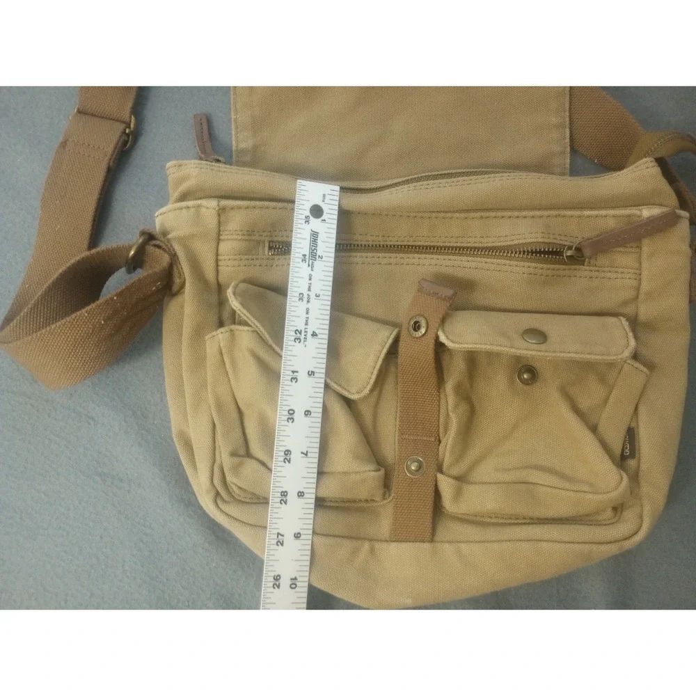 Gootium Canvas Messenger Bag VTG Utility Crossbody Shoulder Military Adjustable